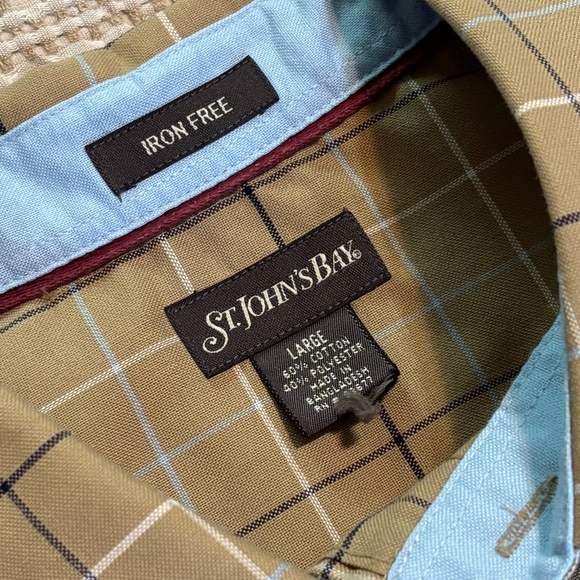 St. John's Bay Short Sleeve Button Down Shirt - Picture 2 of 7